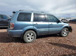 2007 Honda Pilot Exl Blue vin: 5FNYF285X7B013895