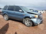 2007 Honda Pilot Exl Blue vin: 5FNYF285X7B013895