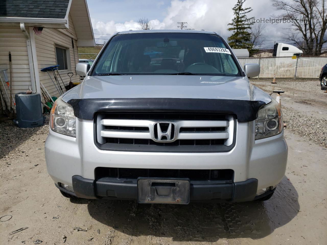 2007 Honda Pilot Exl Silver vin: 5FNYF285X7B023634