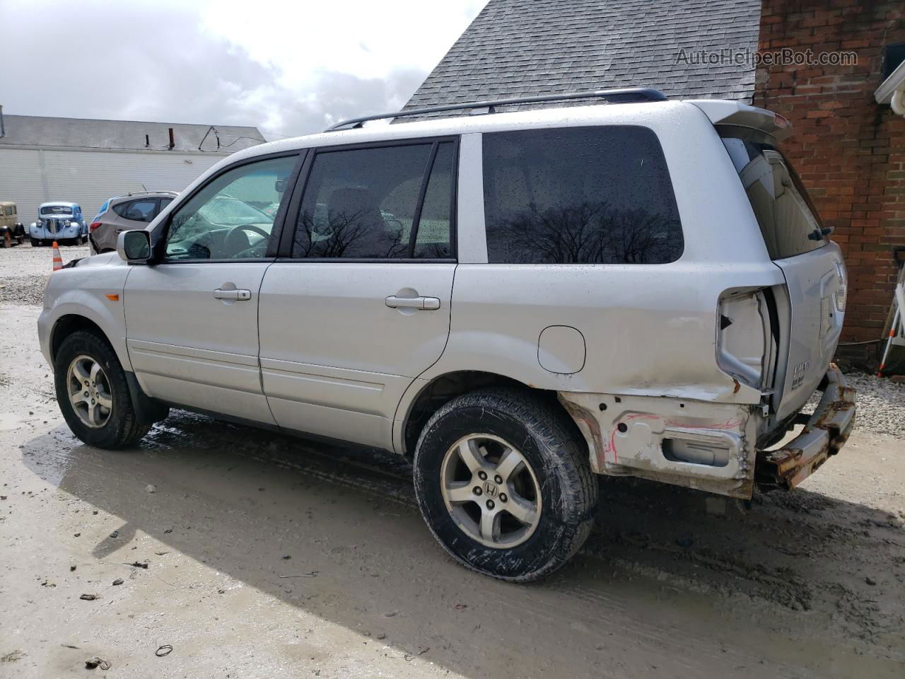 2007 Honda Pilot Exl Silver vin: 5FNYF285X7B023634