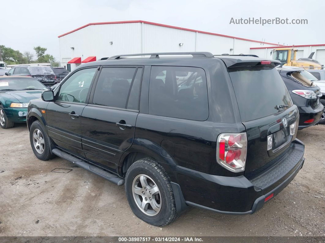 2007 Honda Pilot Ex-l Black vin: 5FNYF285X7B033175