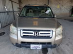 2007 Honda Pilot Exl Золотой vin: 5FNYF28647B000472