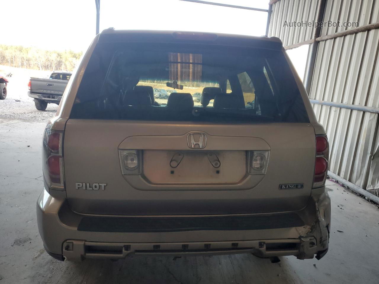 2007 Honda Pilot Exl Gold vin: 5FNYF28647B000472