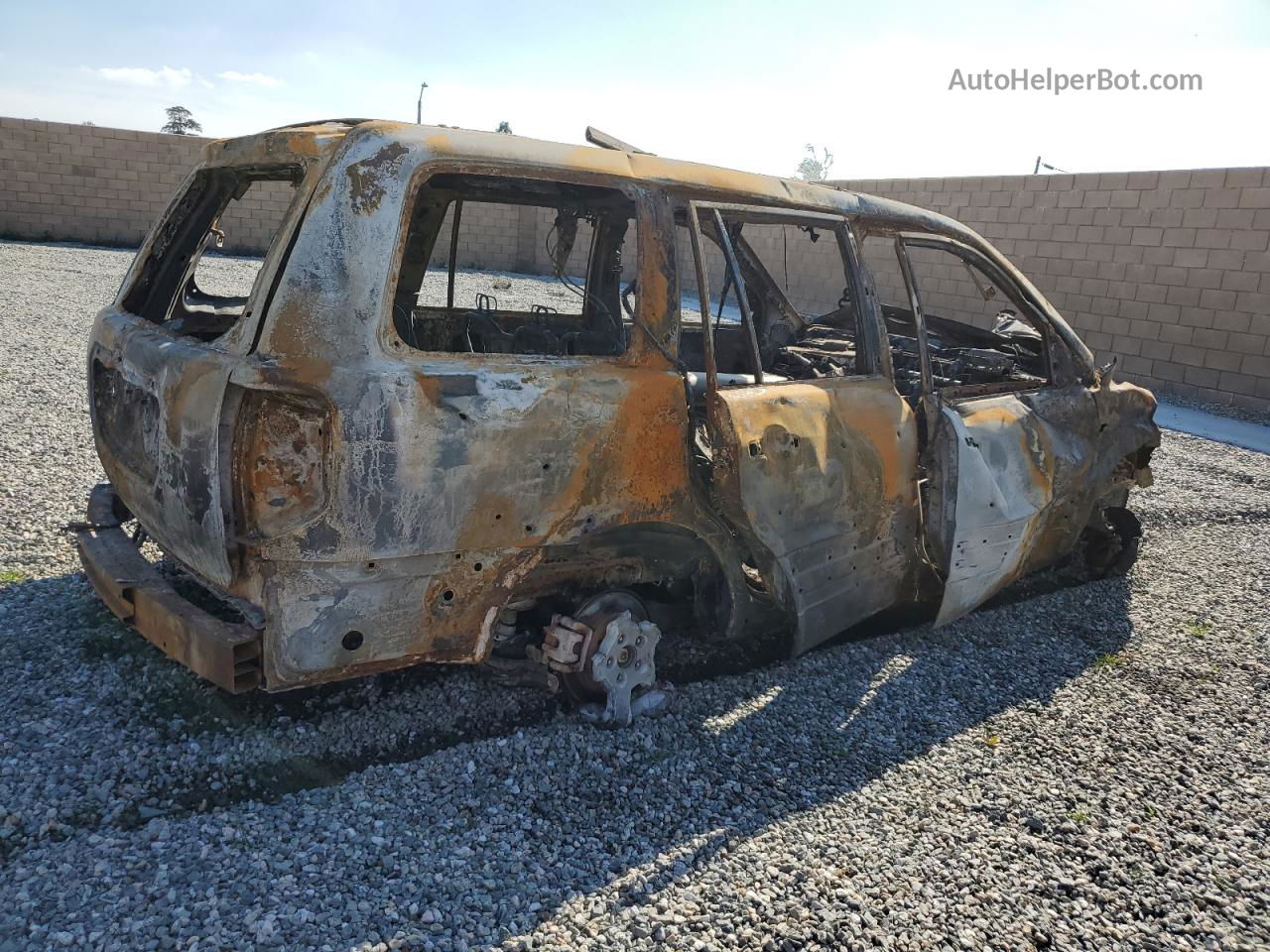 2007 Honda Pilot Exl Burn vin: 5FNYF28647B006563