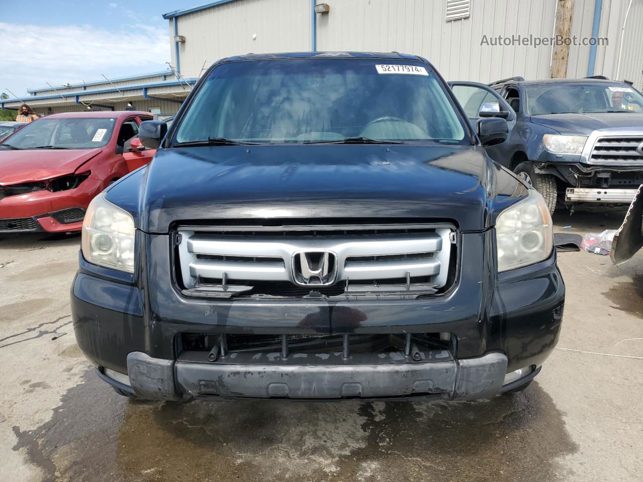 2007 Honda Pilot Exl Black vin: 5FNYF28667B025194