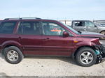 2007 Honda Pilot Ex-l Burgundy vin: 5FNYF28667B025762