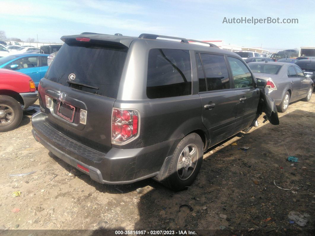 2007 Honda Pilot Ex-l Gray vin: 5FNYF286X7B004915