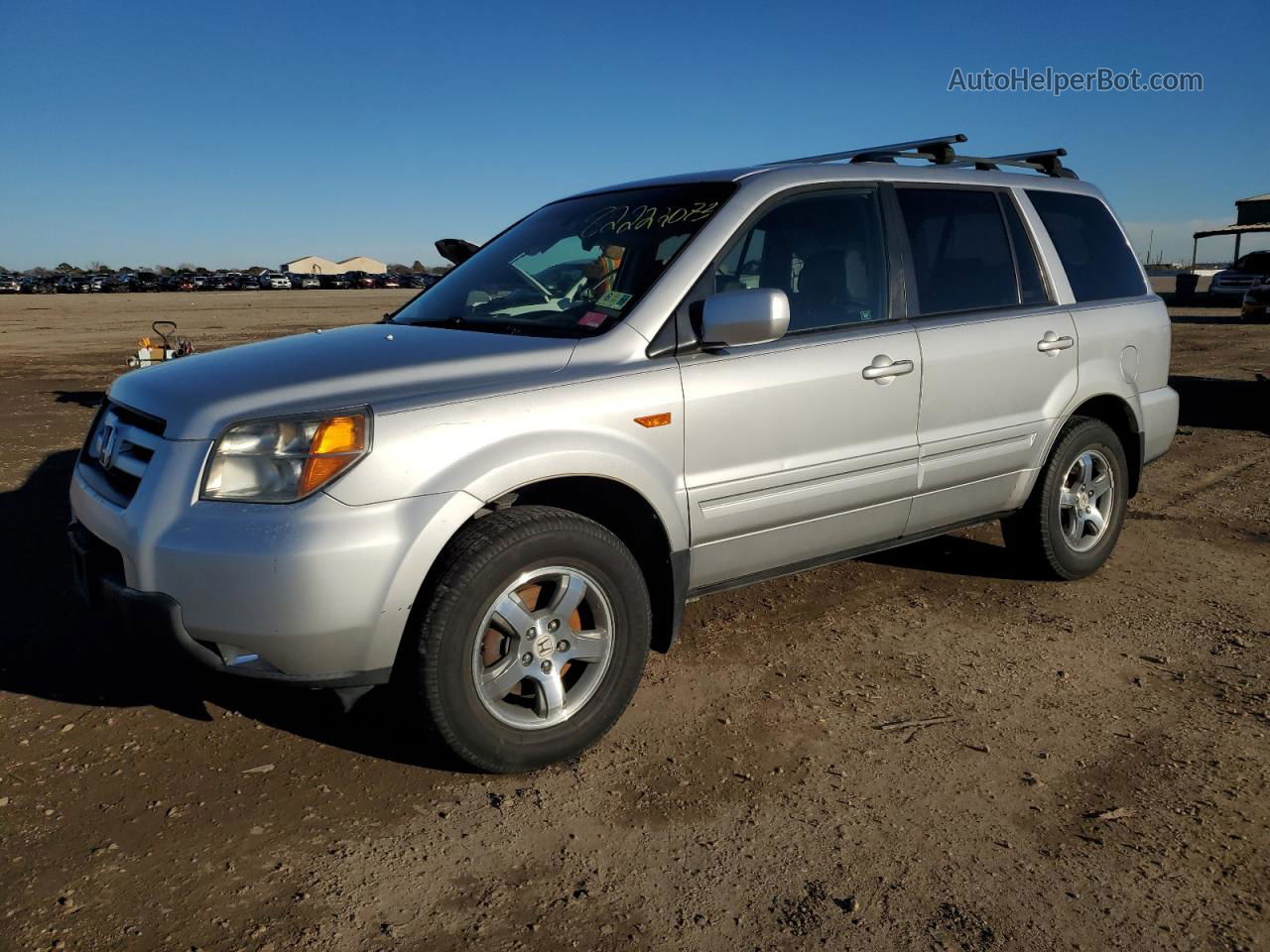 2007 Honda Pilot Exl Silver vin: 5FNYF286X7B022718