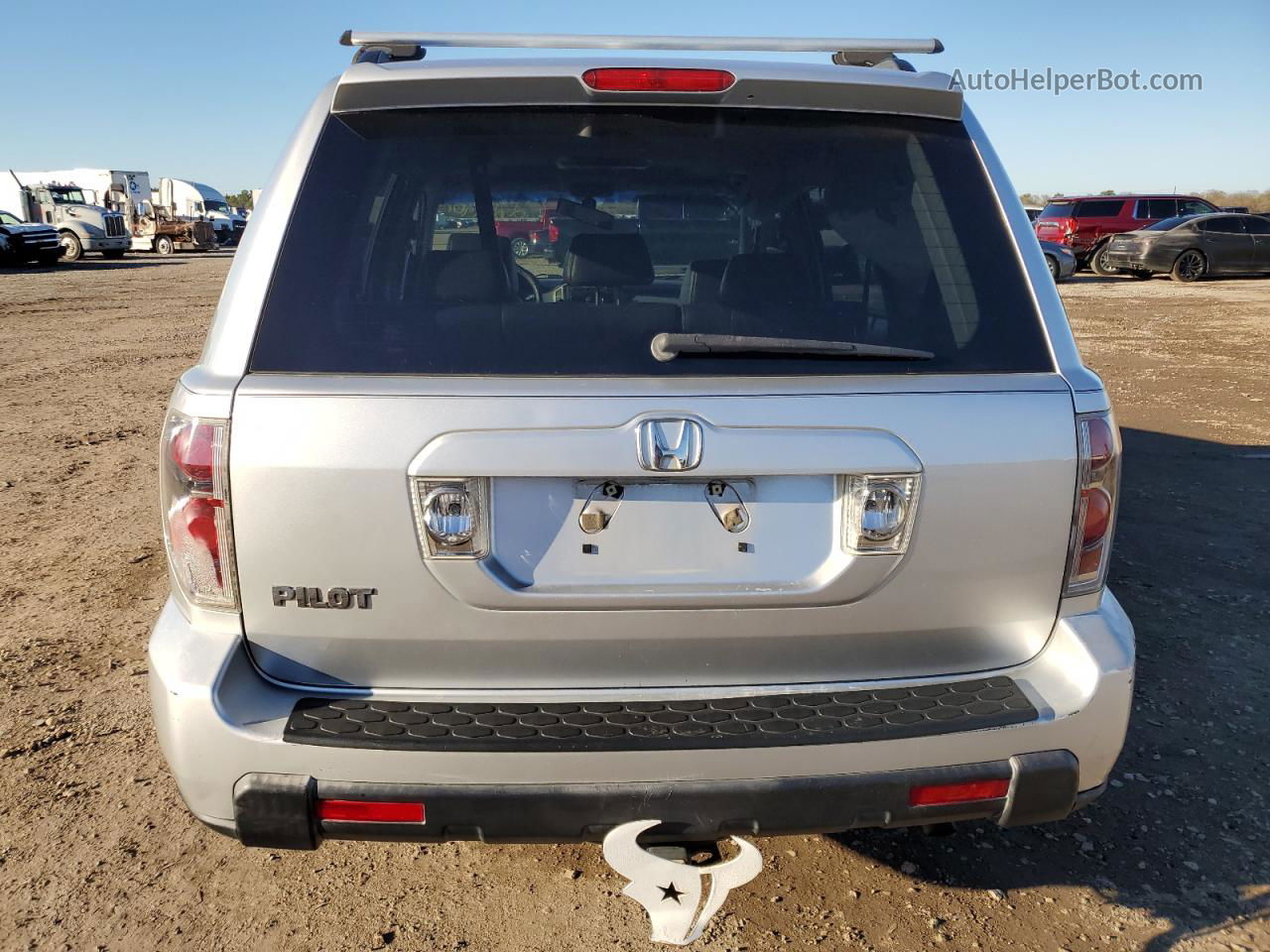 2007 Honda Pilot Exl Silver vin: 5FNYF286X7B022718