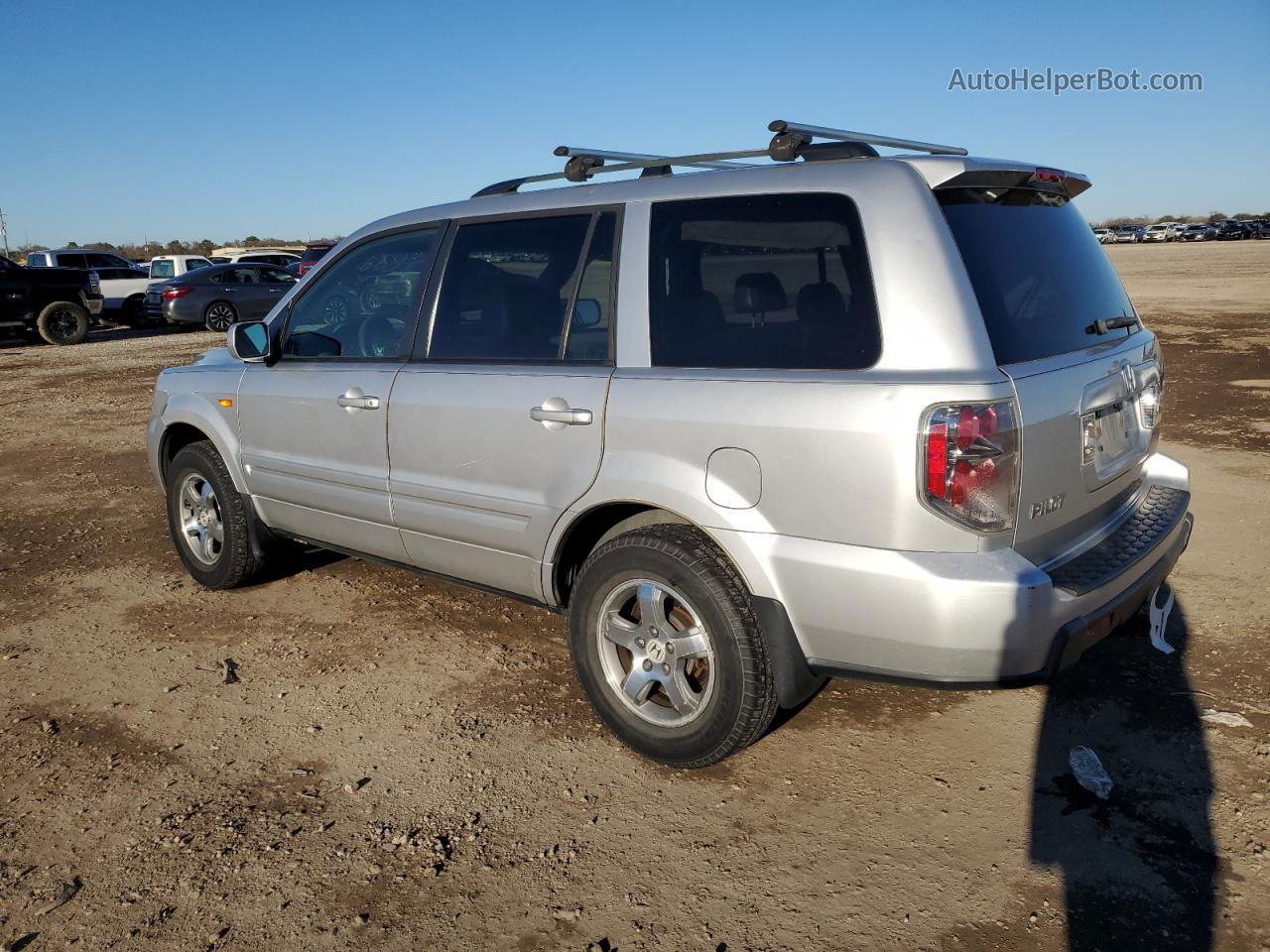 2007 Honda Pilot Exl Silver vin: 5FNYF286X7B022718