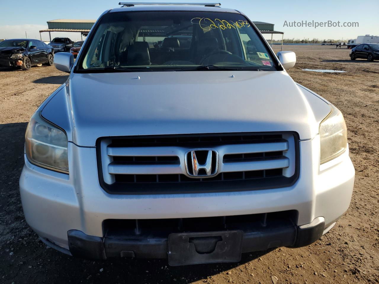 2007 Honda Pilot Exl Silver vin: 5FNYF286X7B022718