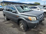 2007 Honda Pilot Exl Gray vin: 5FNYF28707B014975