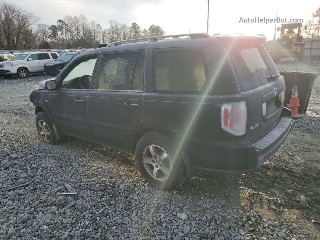 2007 Honda Pilot Exl Black vin: 5FNYF28717B024429