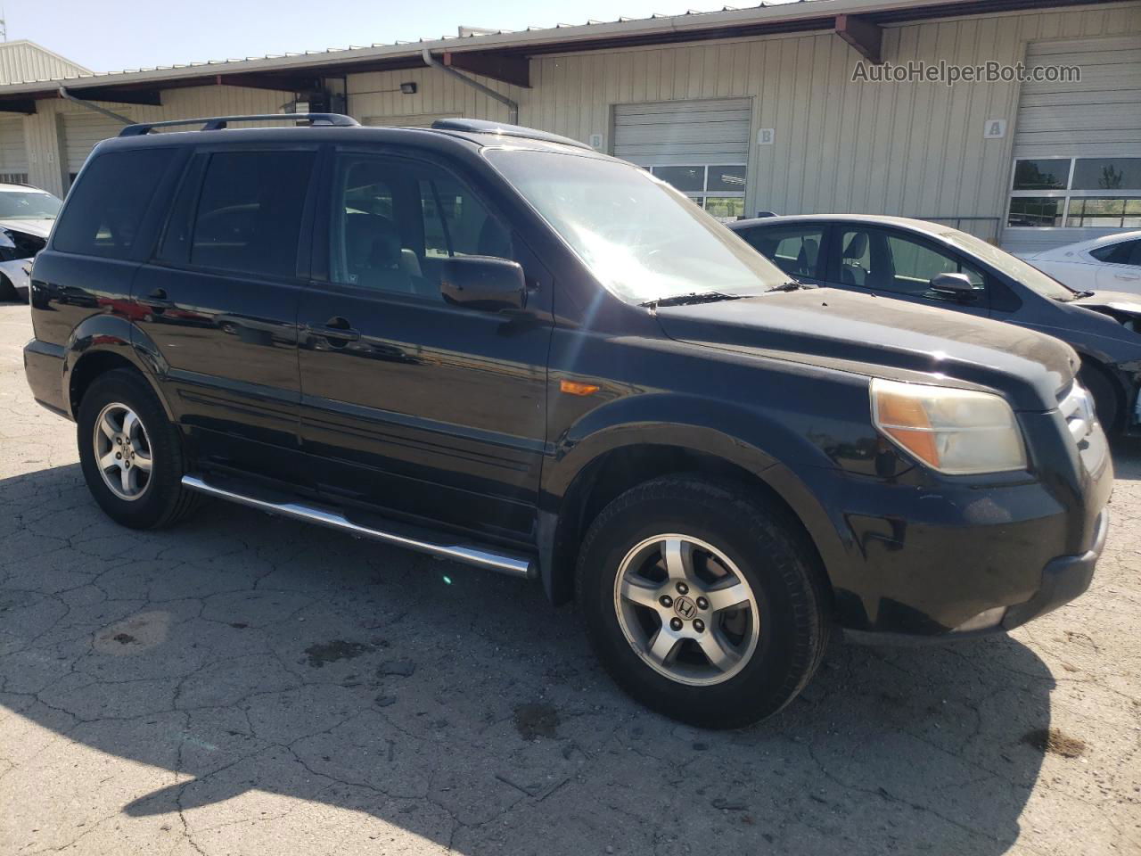 2007 Honda Pilot Exl Black vin: 5FNYF28717B046933