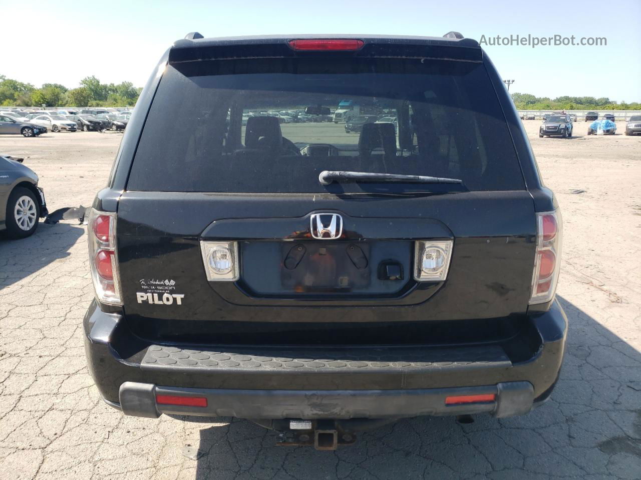 2007 Honda Pilot Exl Черный vin: 5FNYF28717B046933