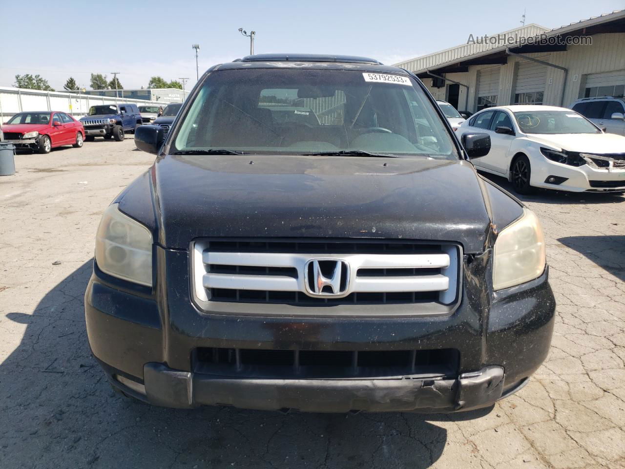 2007 Honda Pilot Exl Black vin: 5FNYF28717B046933