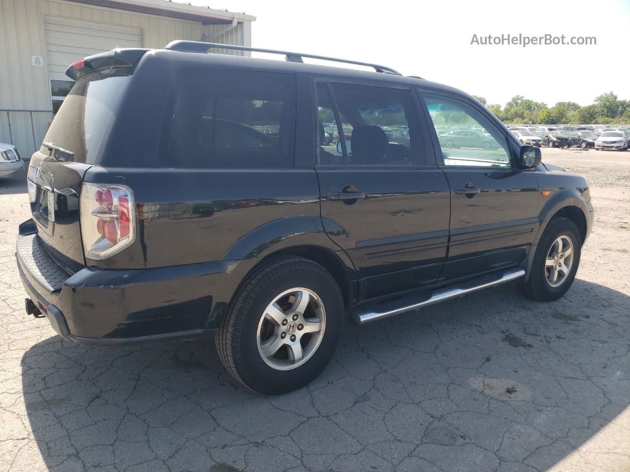 2007 Honda Pilot Exl Черный vin: 5FNYF28717B046933