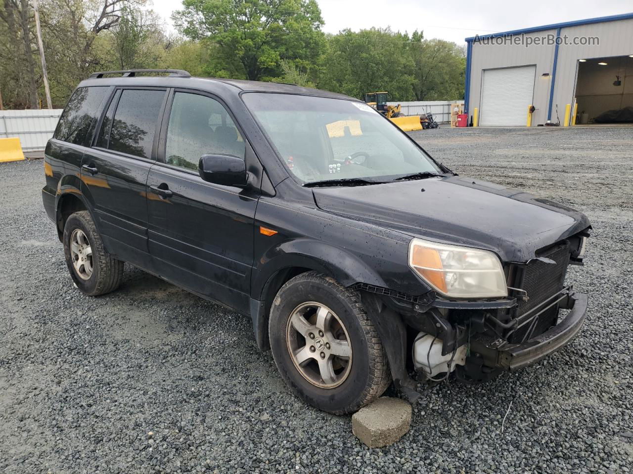 2007 Honda Pilot Exl Черный vin: 5FNYF28757B007052