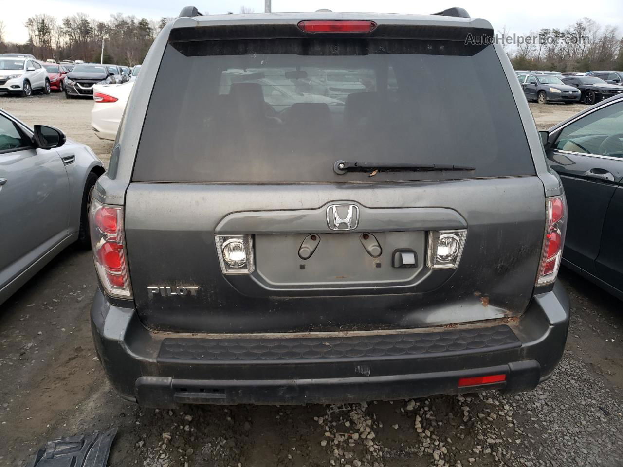 2007 Honda Pilot Exl Серый vin: 5FNYF28757B026863