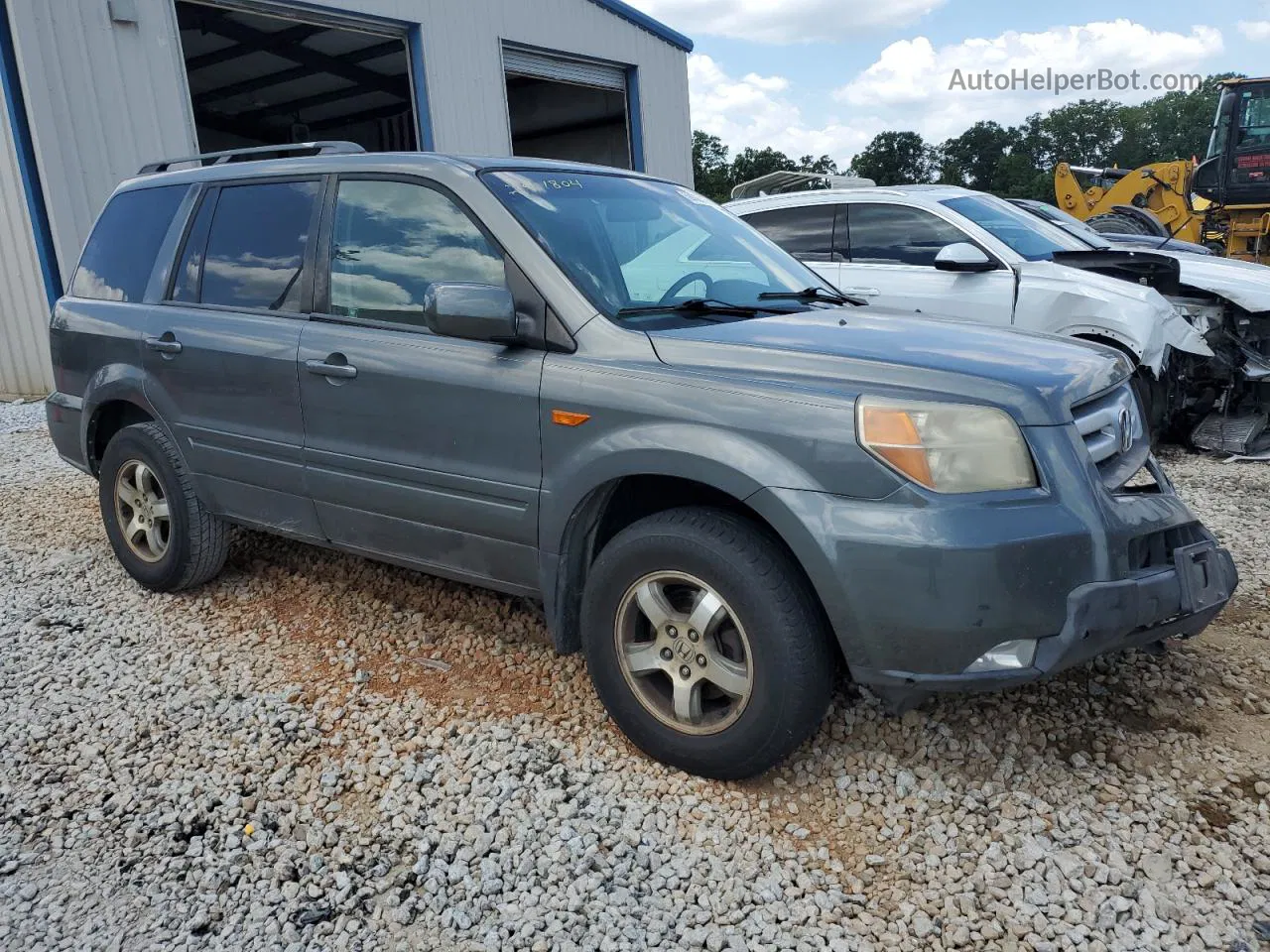 2007 Honda Pilot Exl Charcoal vin: 5FNYF28767B032039