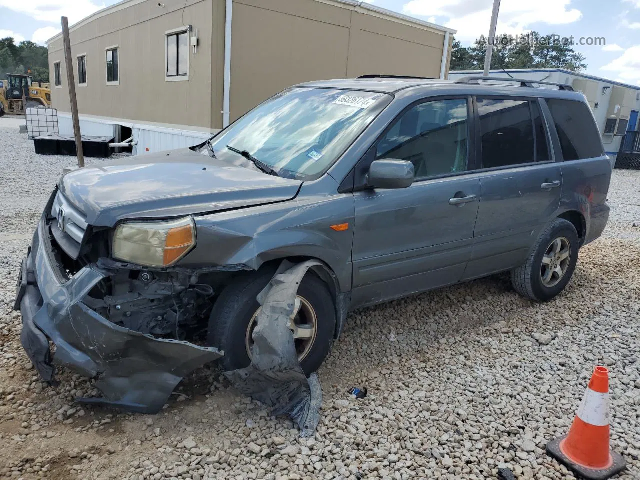 2007 Honda Pilot Exl Charcoal vin: 5FNYF28767B032039