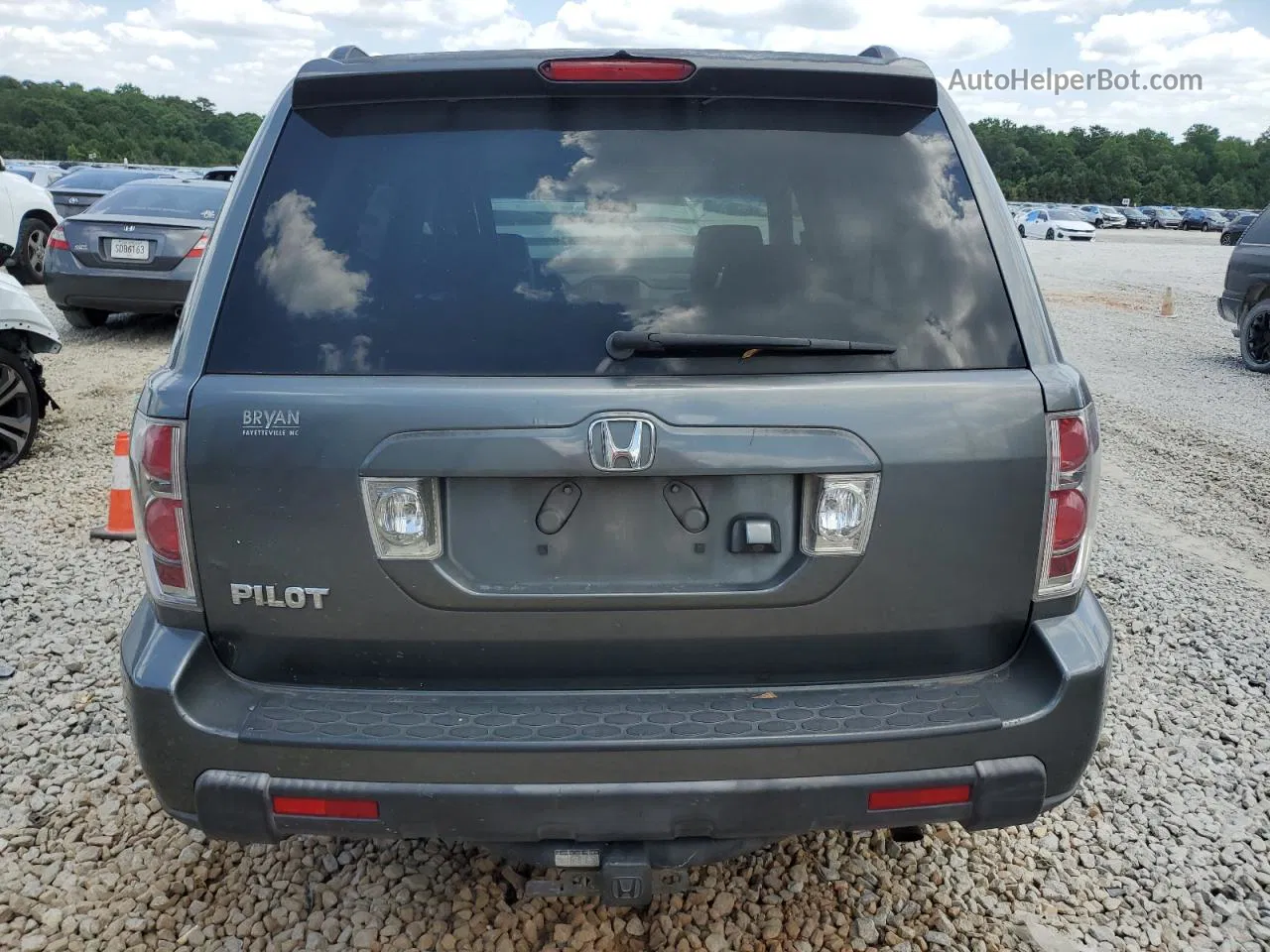 2007 Honda Pilot Exl Charcoal vin: 5FNYF28767B032039