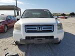 2007 Honda Pilot Exl White vin: 5FNYF28787B013573