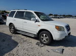 2007 Honda Pilot Exl White vin: 5FNYF28787B013573