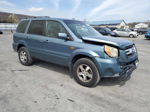 2007 Honda Pilot Exl Blue vin: 5FNYF28787B025609