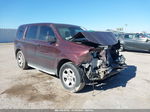 2009 Honda Pilot Lx Burgundy vin: 5FNYF38259B006125