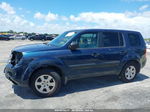 2009 Honda Pilot Lx Синий vin: 5FNYF38279B013528