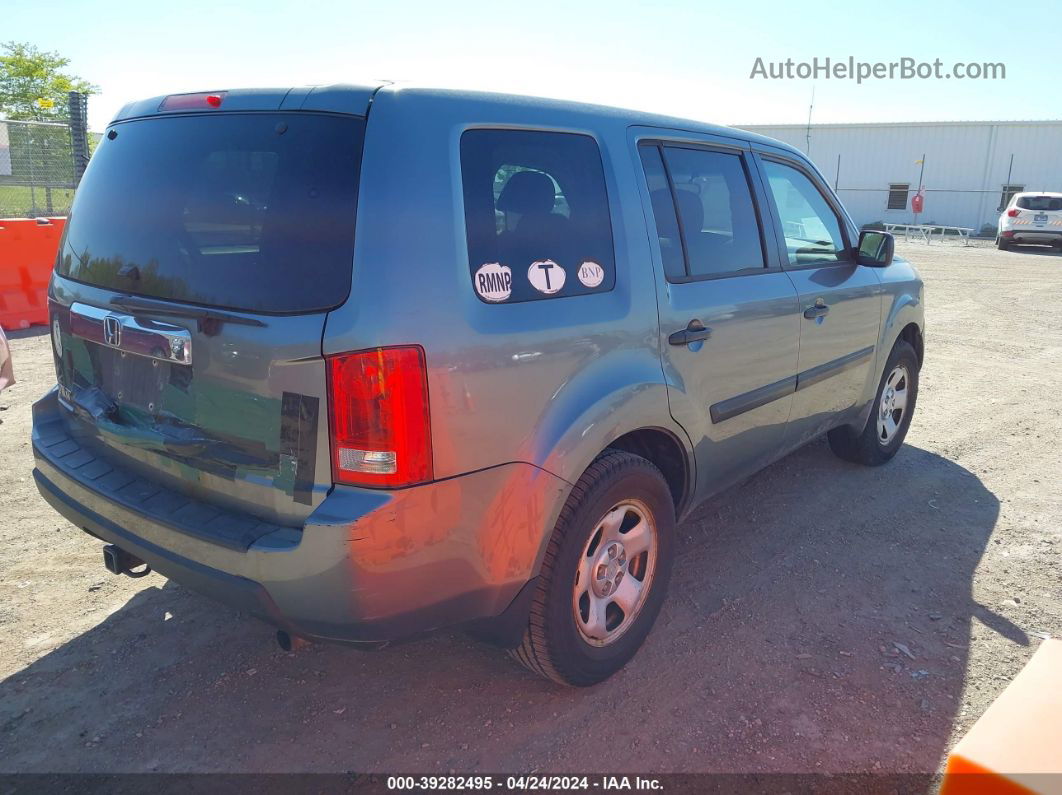 2009 Honda Pilot Lx Gray vin: 5FNYF38299B011117