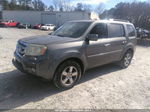 2009 Honda Pilot Ex Gray vin: 5FNYF38469B005972