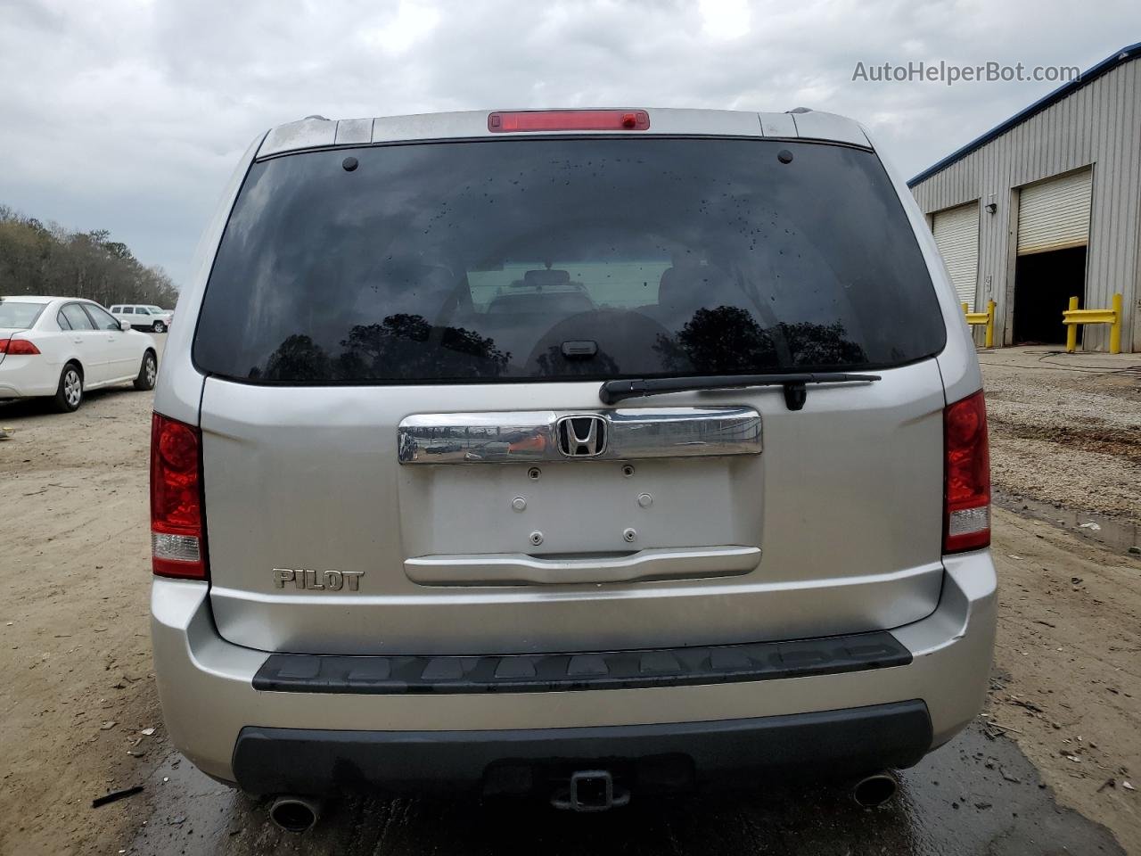 2009 Honda Pilot Ex Silver vin: 5FNYF38479B004376