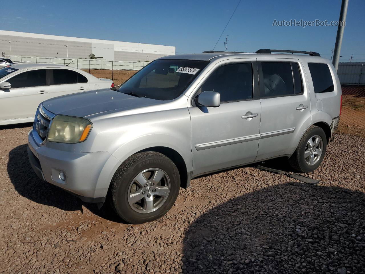 2009 Honda Pilot Ex Silver vin: 5FNYF38489B003088