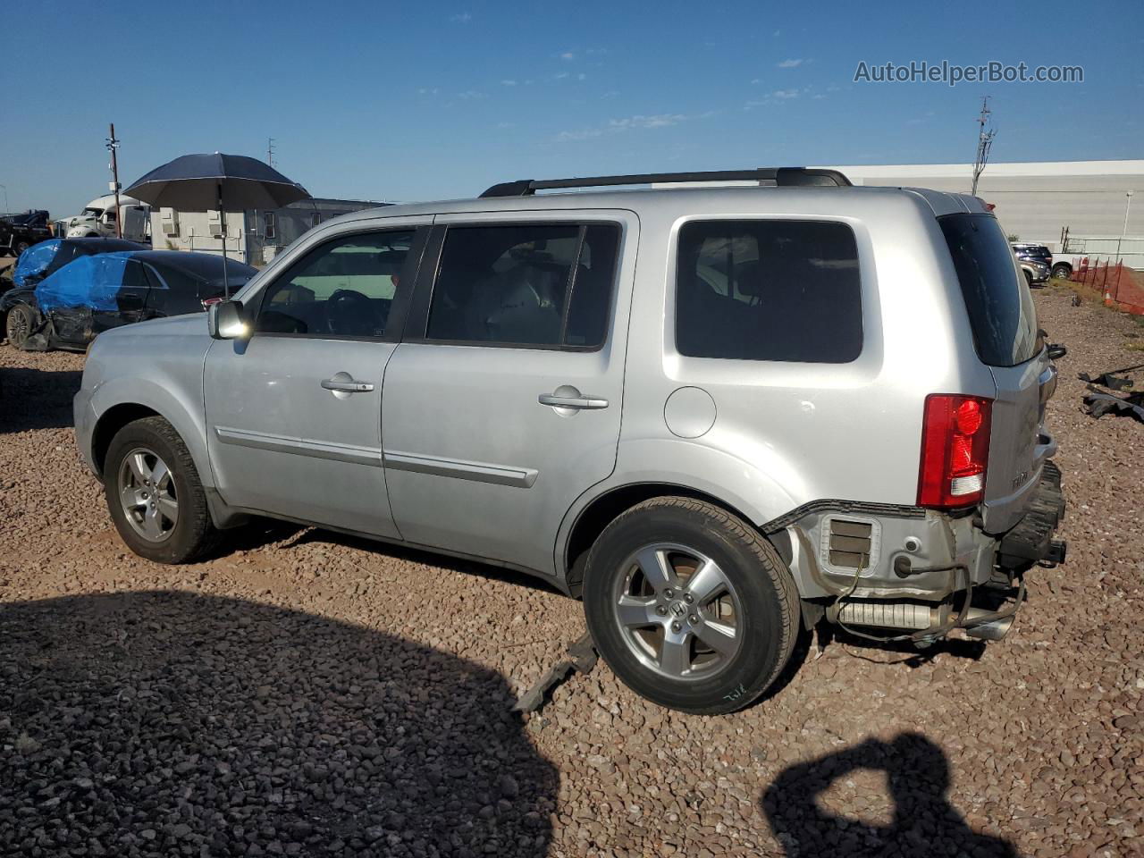 2009 Honda Pilot Ex Silver vin: 5FNYF38489B003088