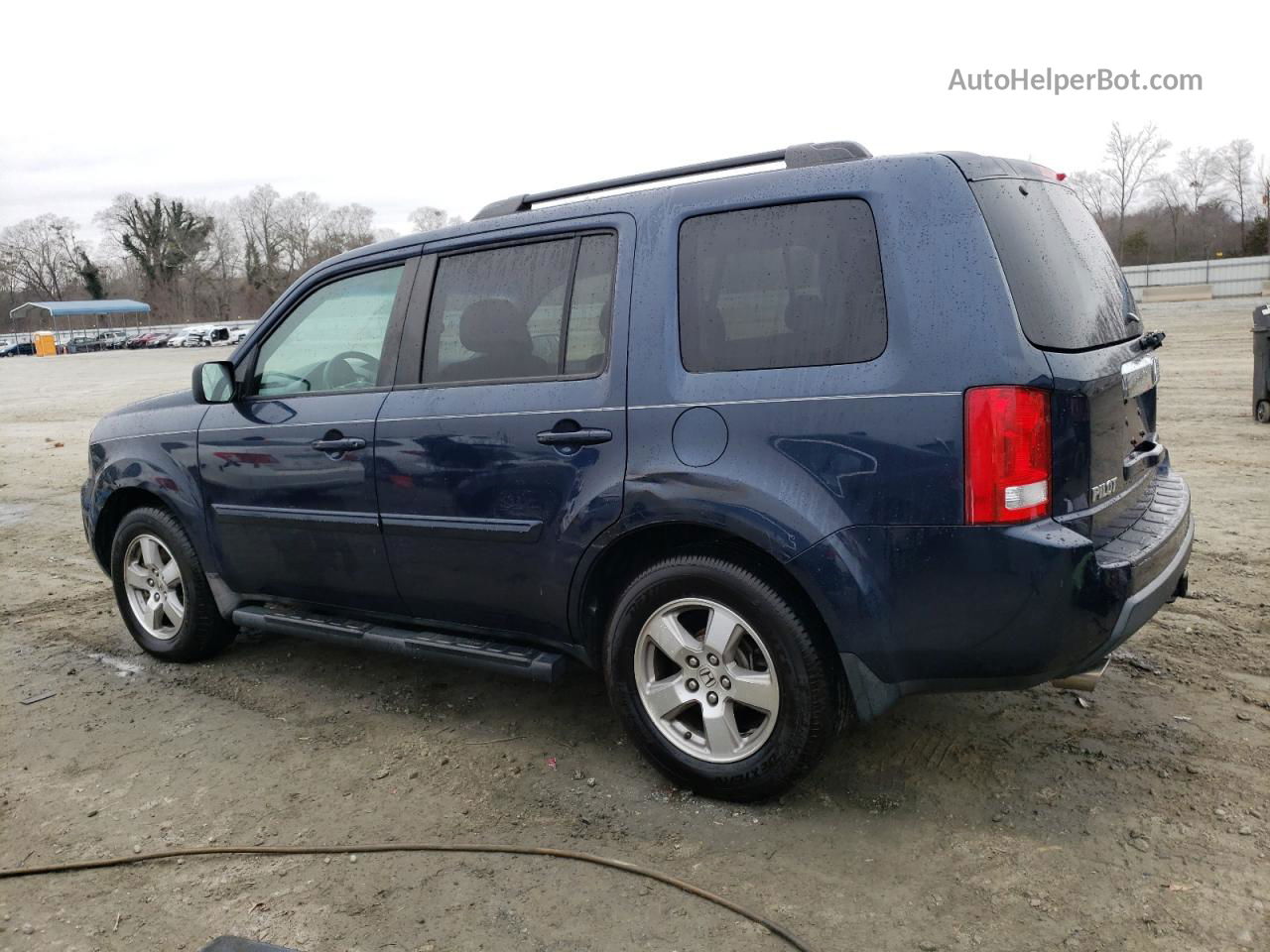 2009 Honda Pilot Ex Blue vin: 5FNYF384X9B001813