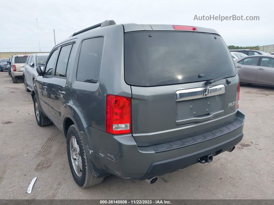 2009 Honda Pilot Ex-l Gray vin: 5FNYF38509B025398