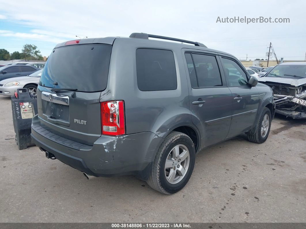 2009 Honda Pilot Ex-l Gray vin: 5FNYF38509B025398