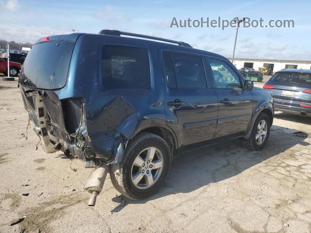 2009 Honda Pilot Exl Blue vin: 5FNYF38519B012983