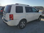 2009 Honda Pilot Exl White vin: 5FNYF38529B018274