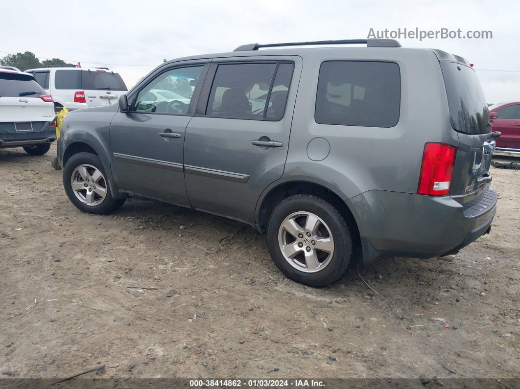 2009 Honda Pilot Ex-l Gray vin: 5FNYF38539B001743