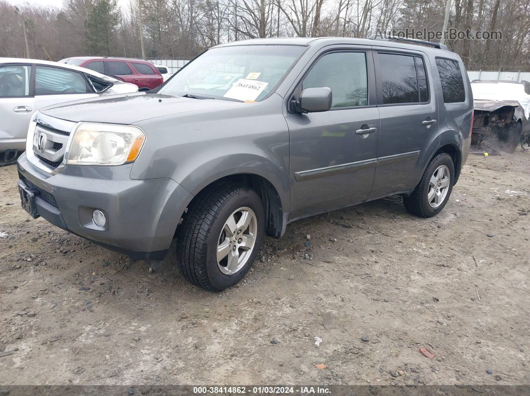 2009 Honda Pilot Ex-l Gray vin: 5FNYF38539B001743