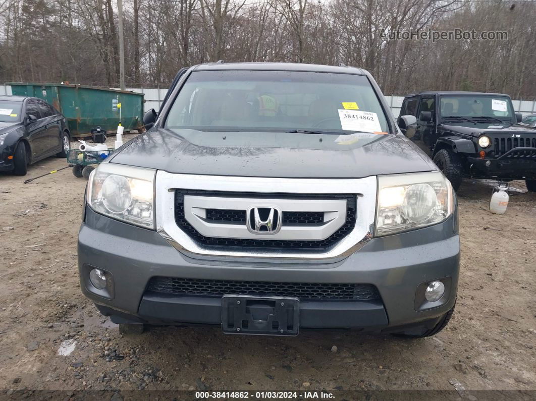 2009 Honda Pilot Ex-l Gray vin: 5FNYF38539B001743