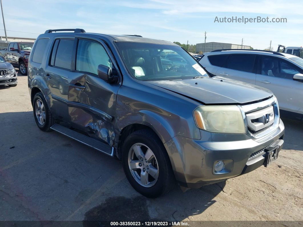 2009 Honda Pilot Ex-l Gray vin: 5FNYF38549B002609