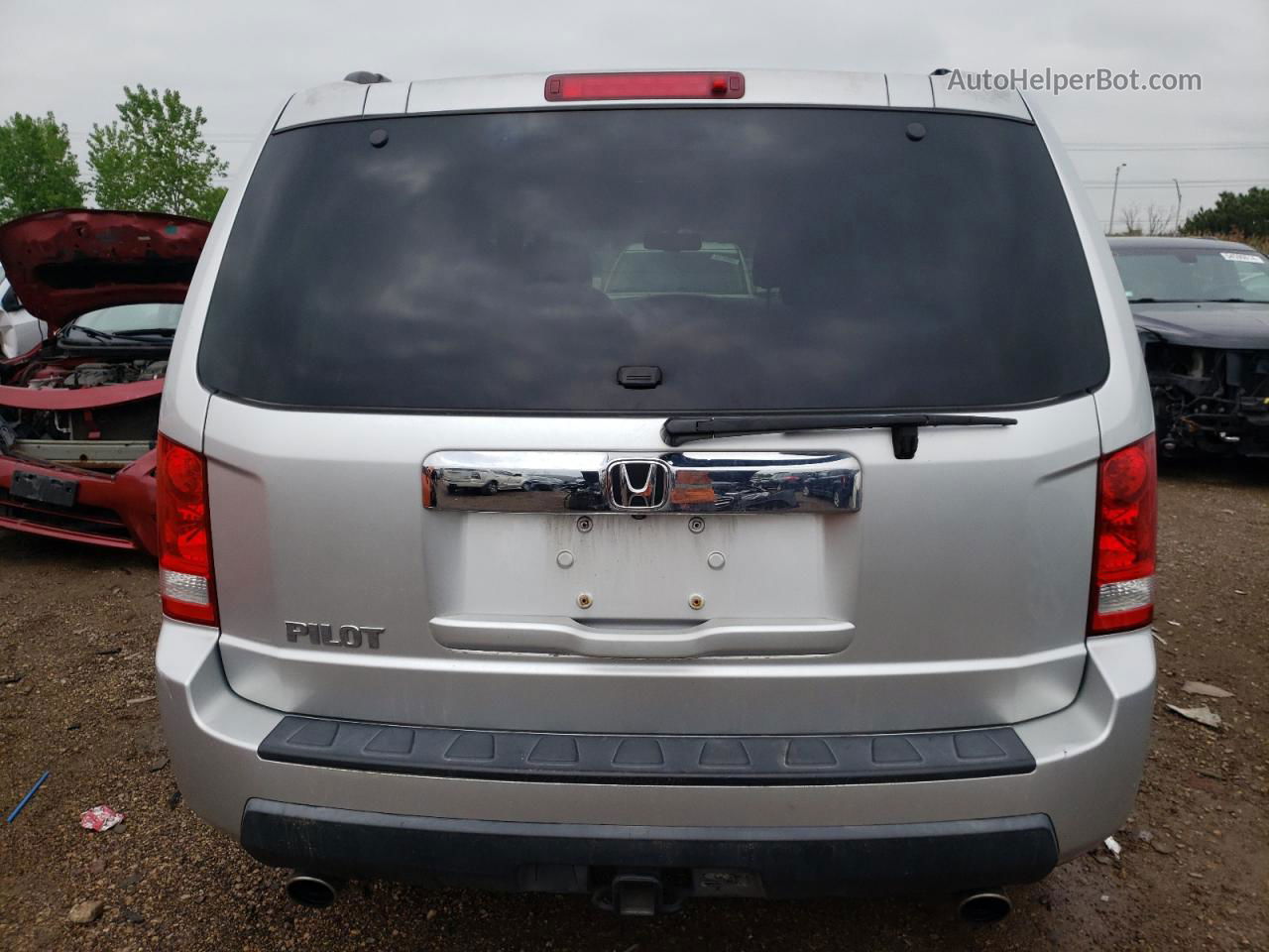 2009 Honda Pilot Exl Silver vin: 5FNYF38549B005669