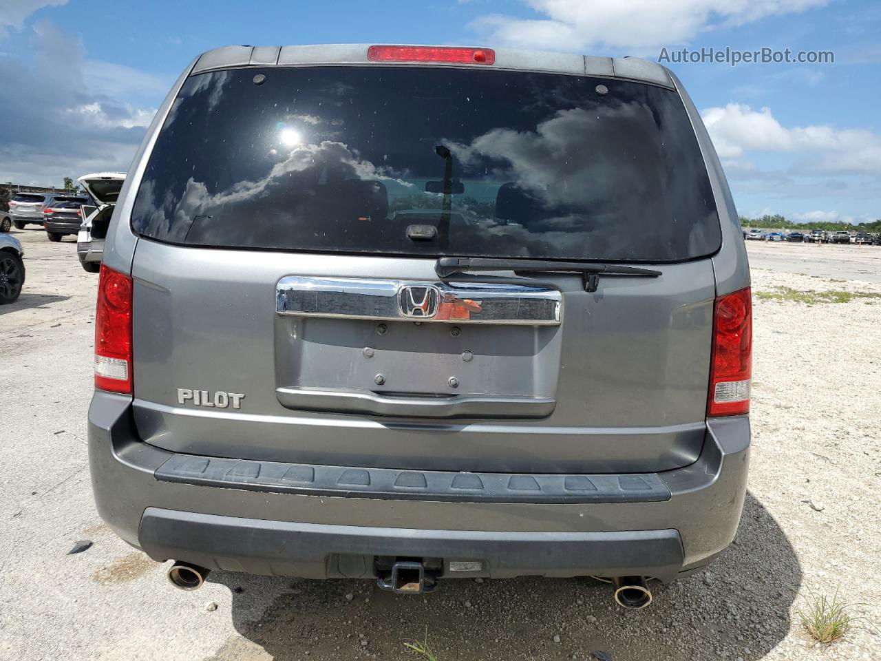 2009 Honda Pilot Exl Silver vin: 5FNYF38549B008958