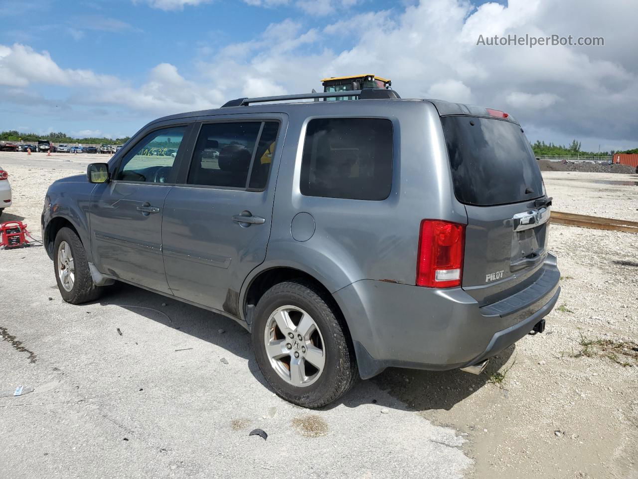 2009 Honda Pilot Exl Silver vin: 5FNYF38549B008958