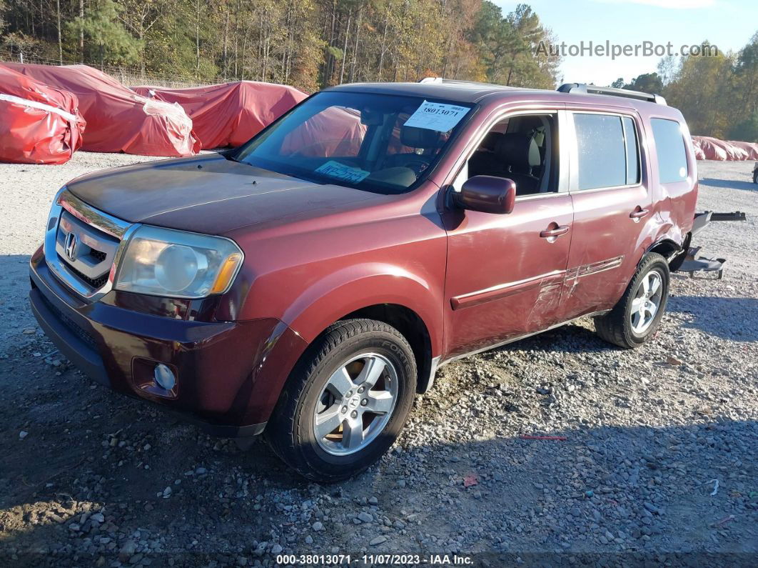 2009 Honda Pilot Ex-l Dark Brown vin: 5FNYF38559B008323