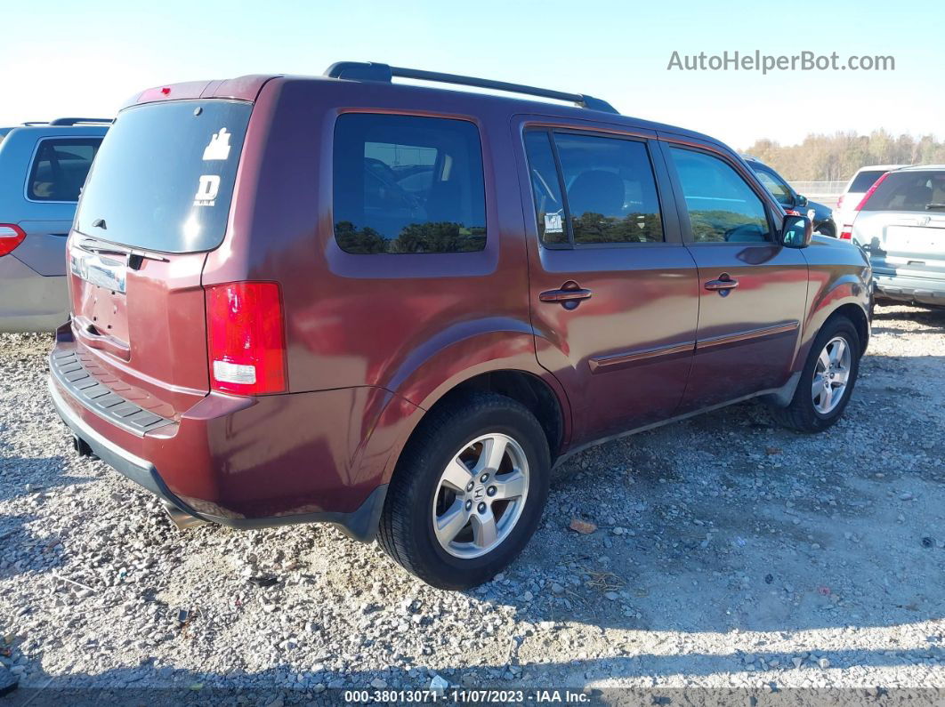 2009 Honda Pilot Ex-l Dark Brown vin: 5FNYF38559B008323